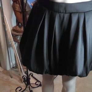 a new day Black Bubble Mini Skirt